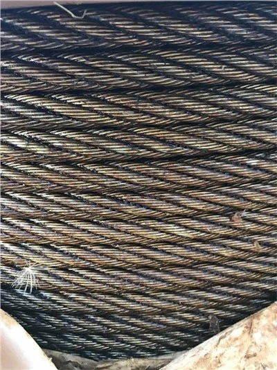 6X19 galvaniserad stållina