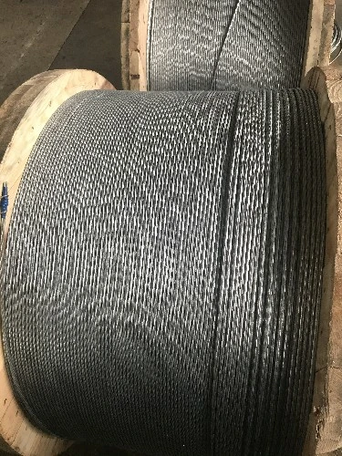 13mm 6*19 IWRC Ogalvaniserade stålvajer